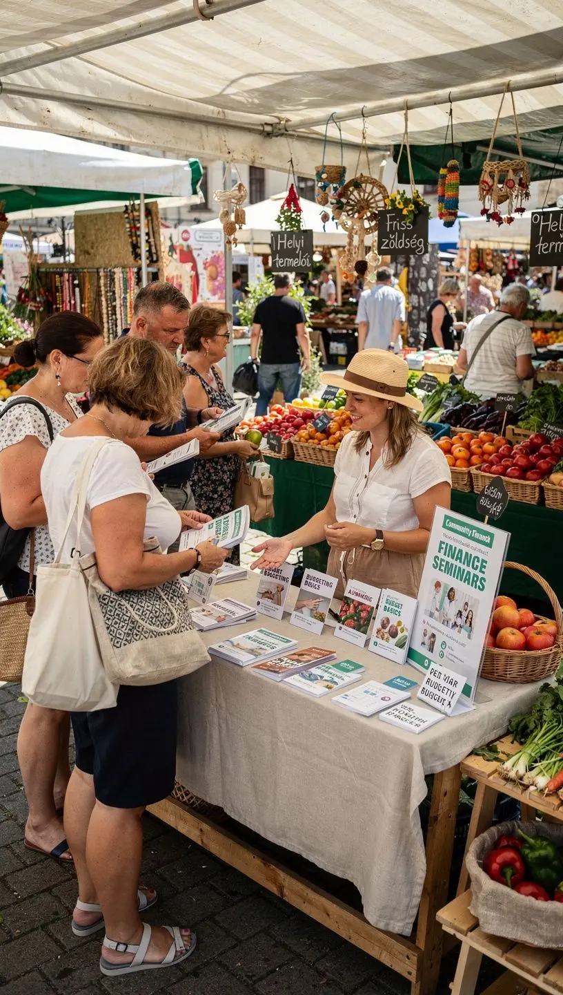 Boldog család miután sikeresen megtanulta a pénzügyi tervezés alapjait egy helyi szemináriumon.