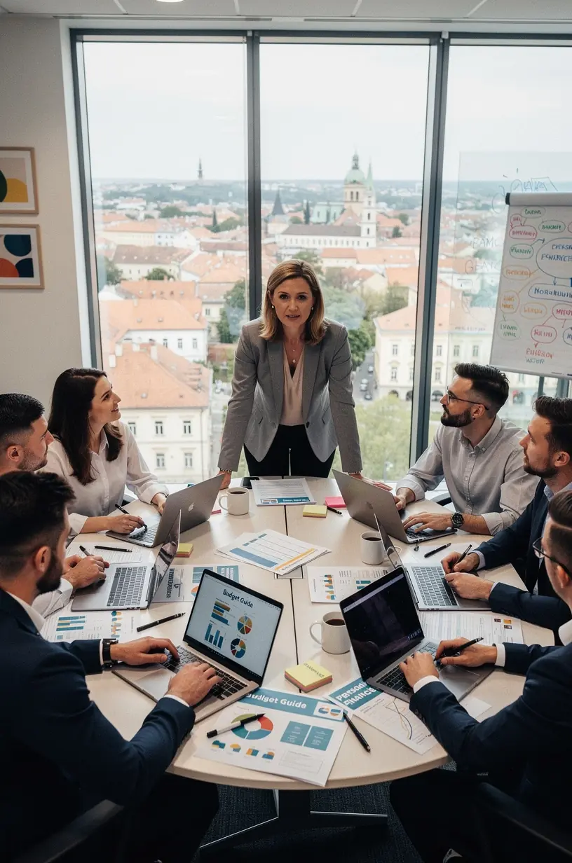 Személyes pénzügyi alapokkal foglalkozó blog és könyvcsomagok képe, amelyek segítik a költségvetés tervezését.